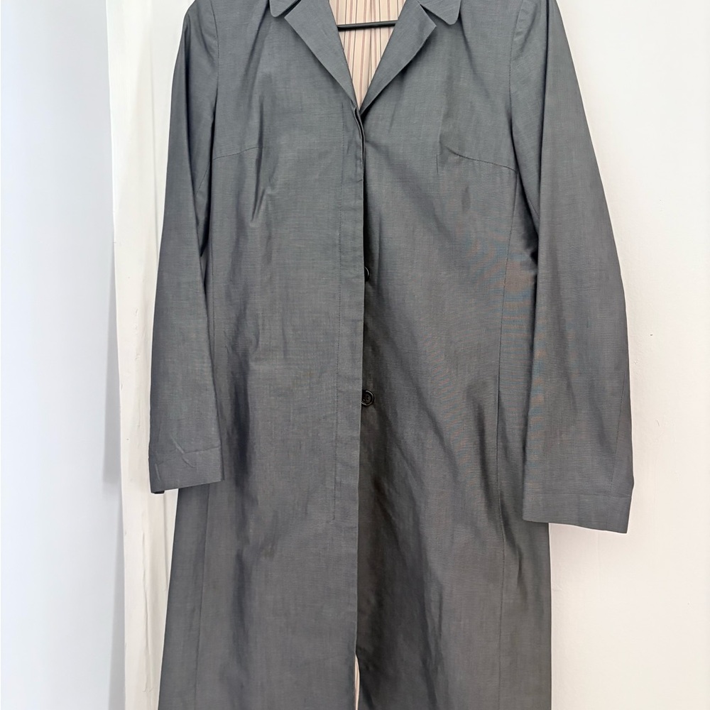 Chaiken and Capone Grey Lightweight Trench Coat